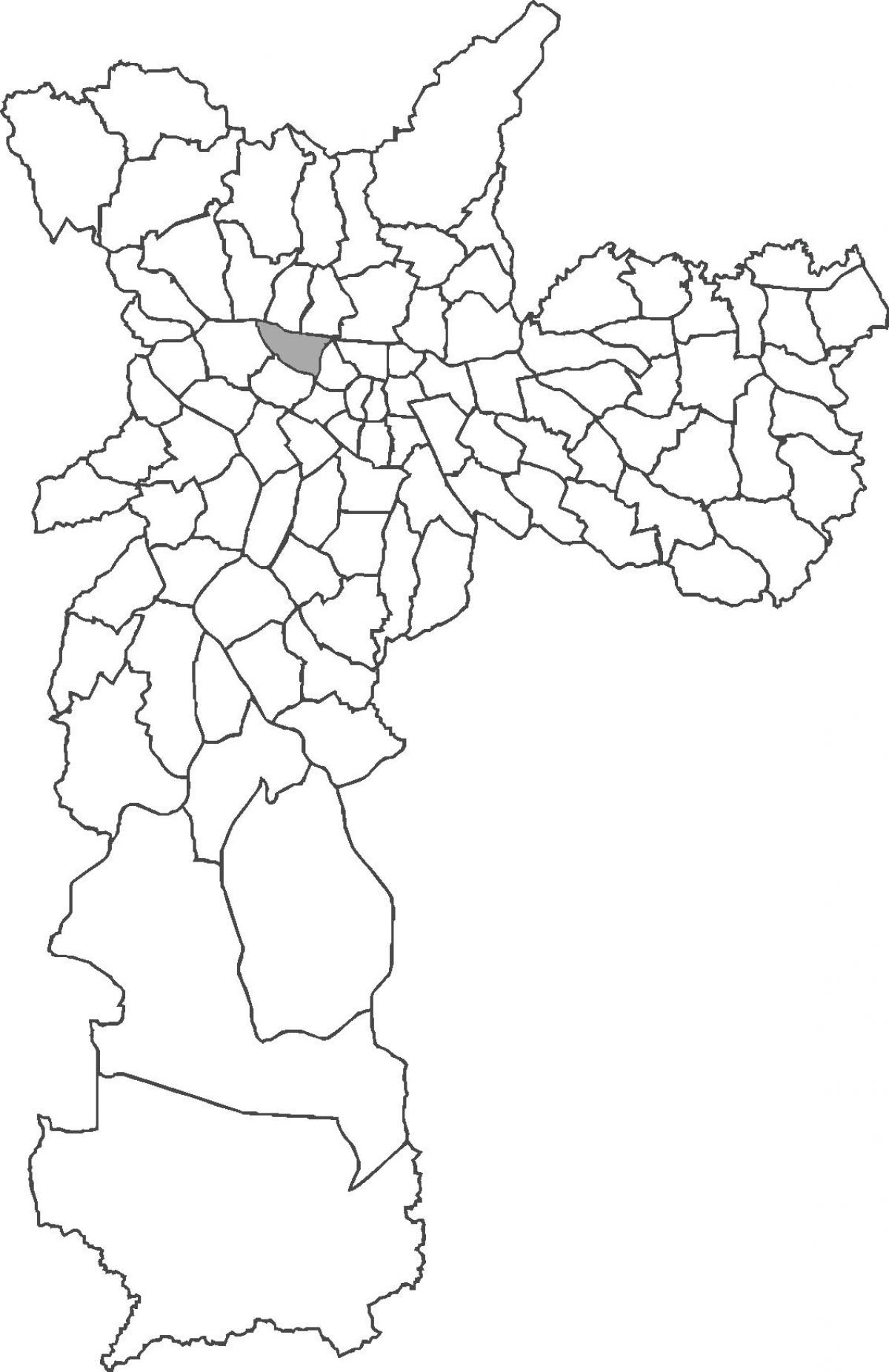 Карта на Barra Funda район
