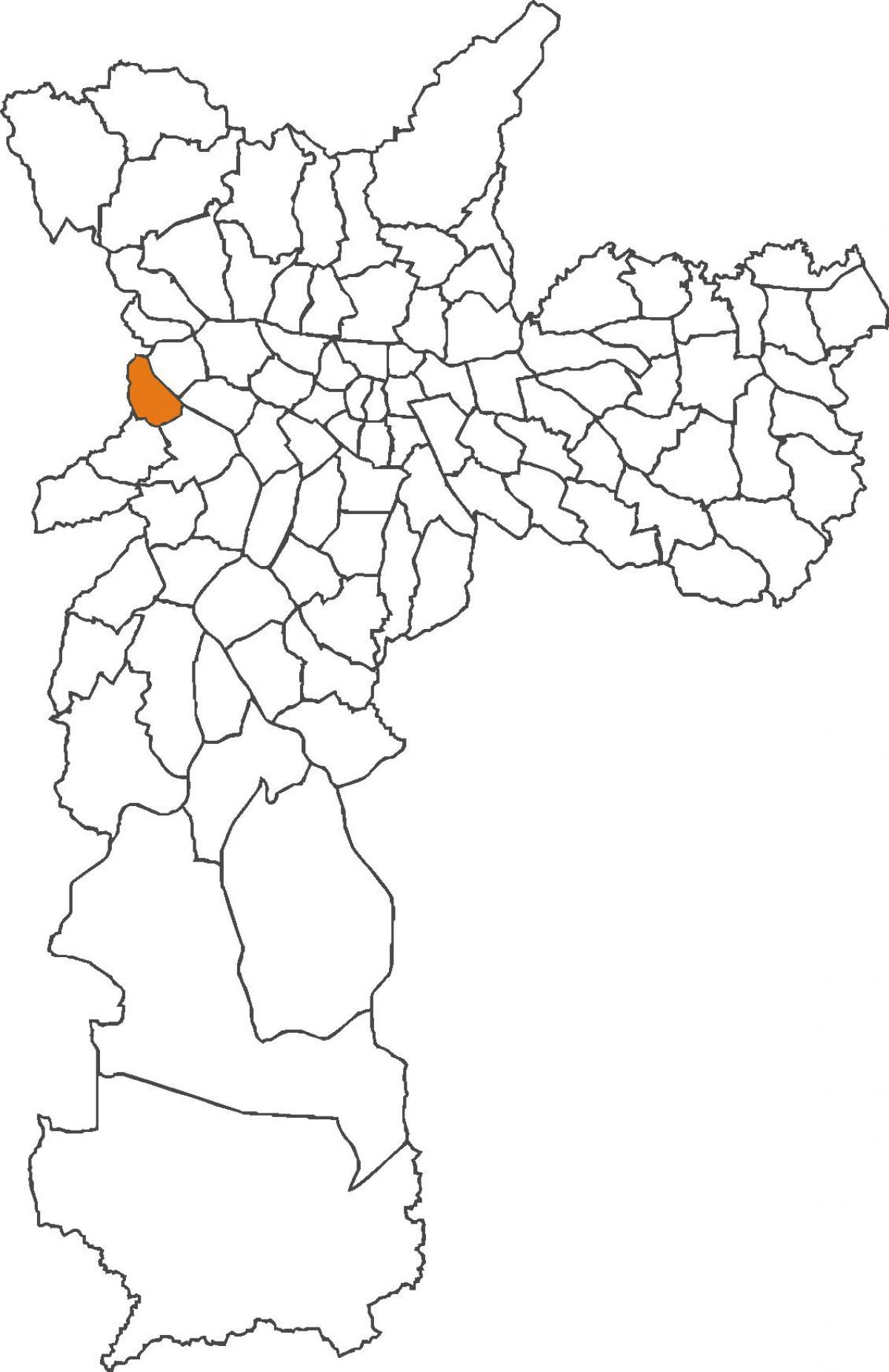 Карта на район Jaguaré
