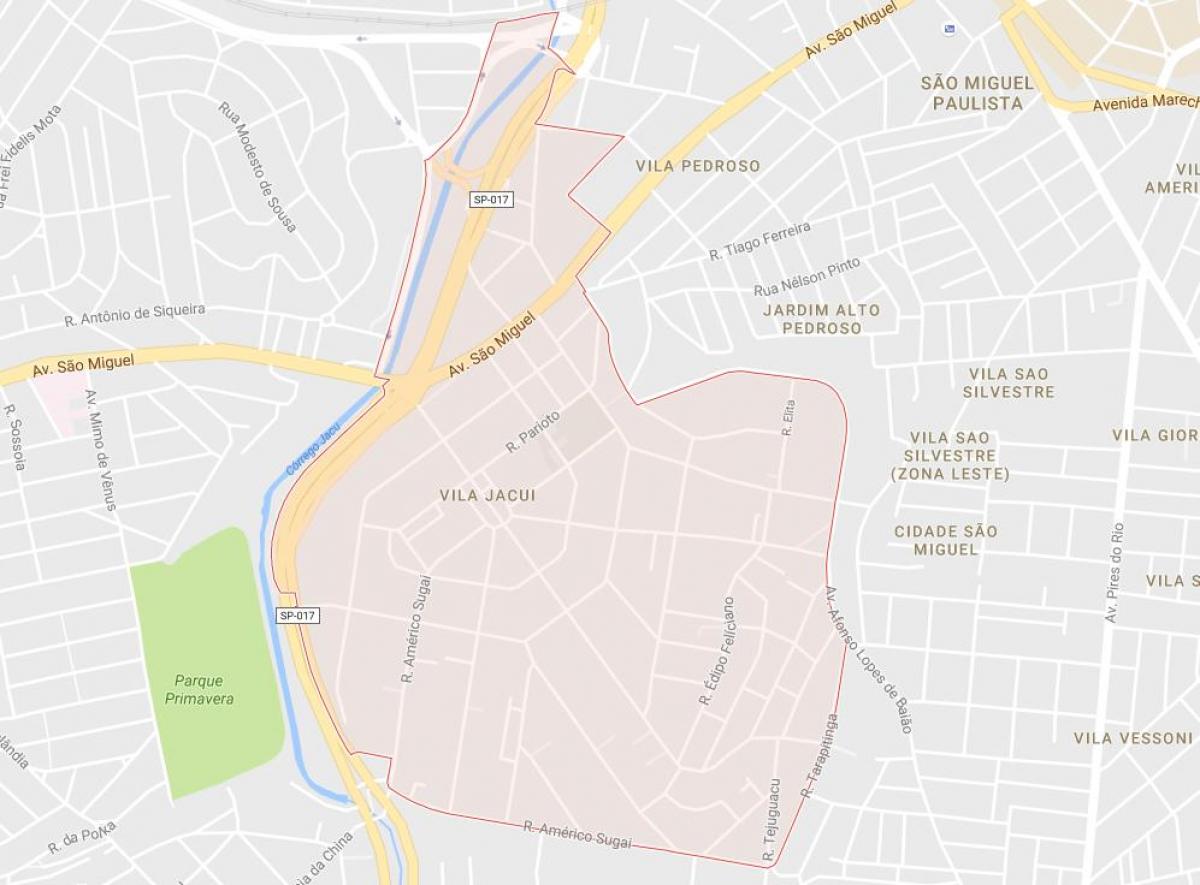 Карта На Сан Пауло Вила Jacuí