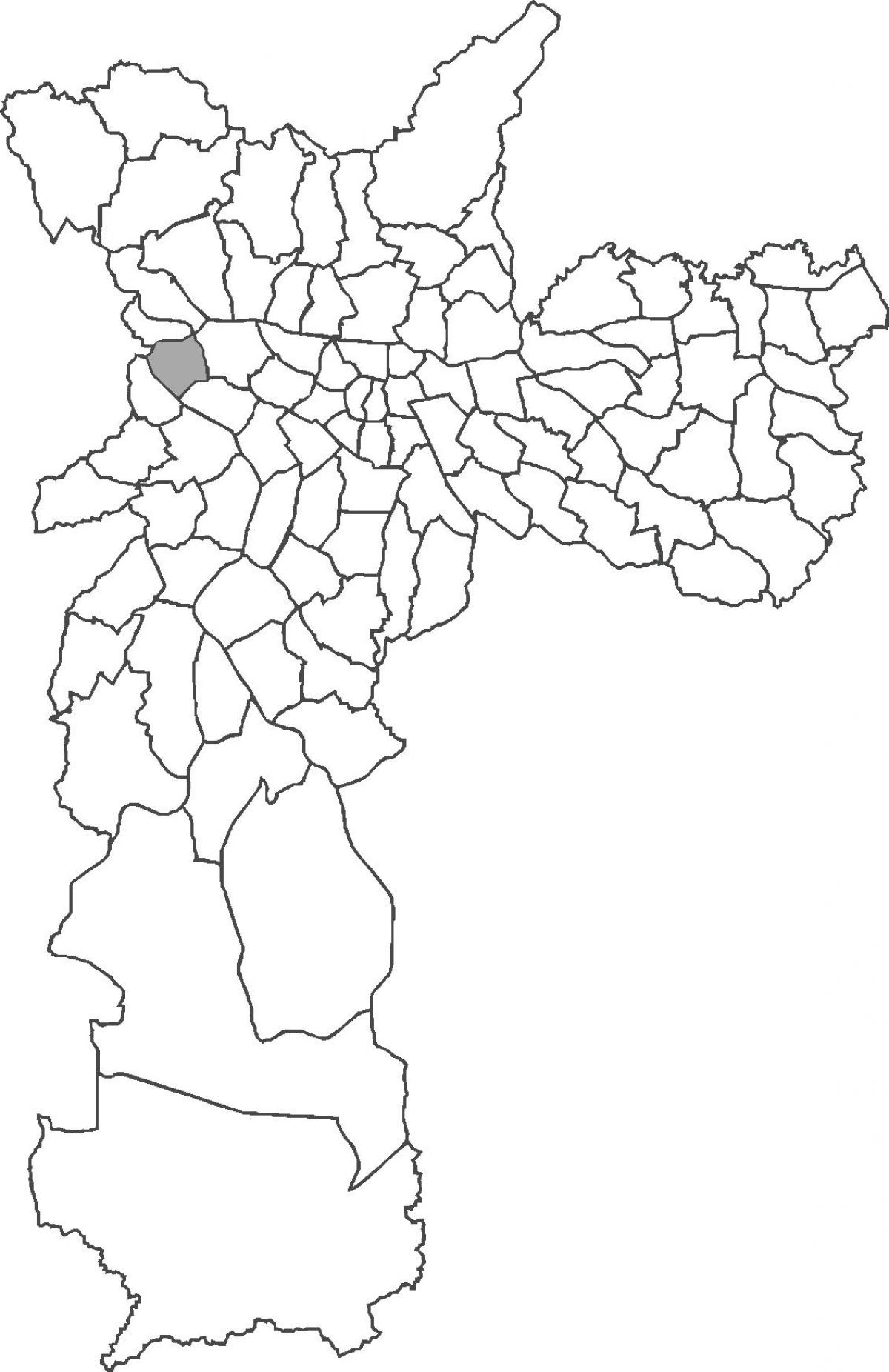 Карта на Вила Леопольдина район