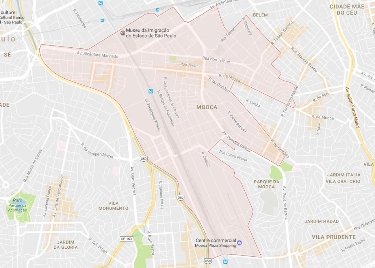 Карта на гарата Сао Пауло