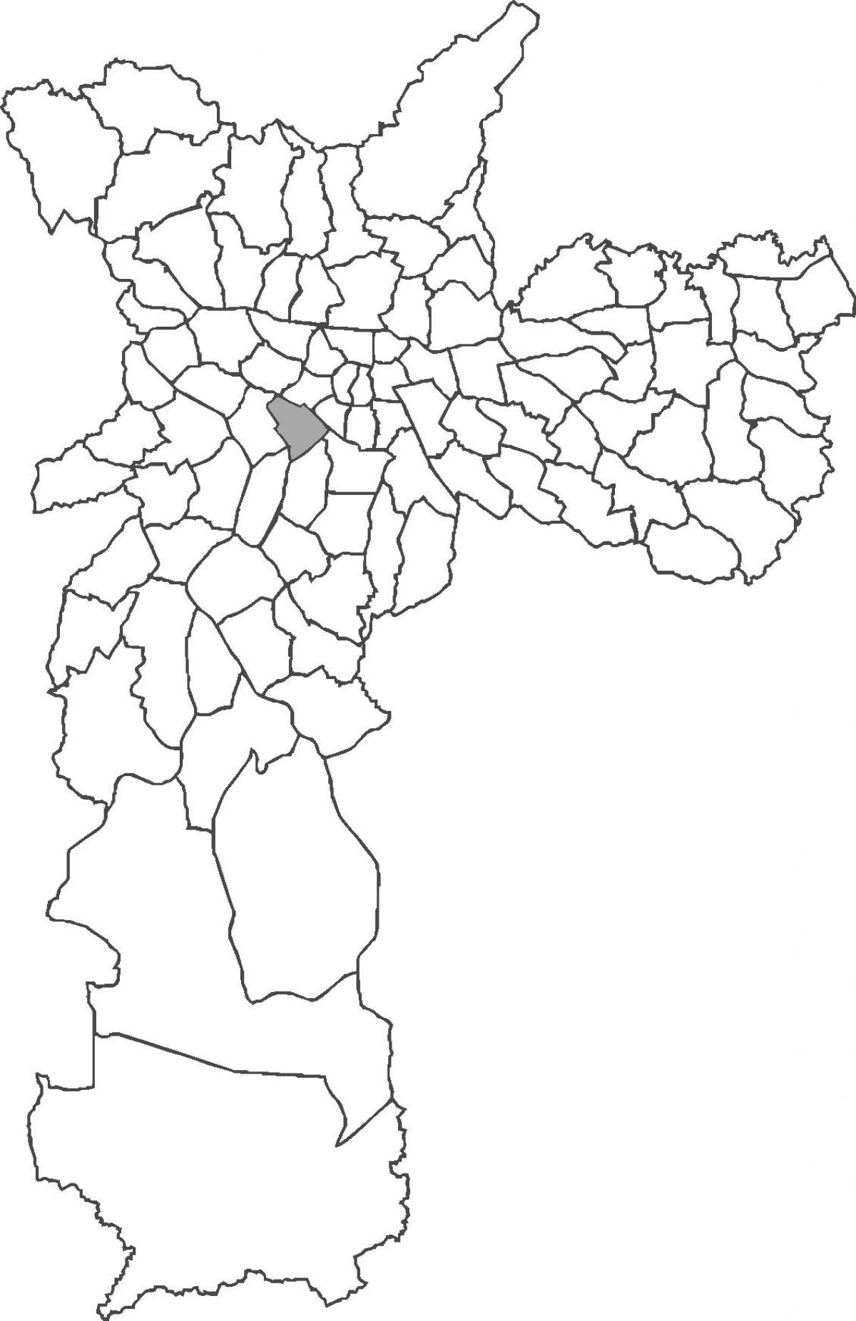 Карта Жардим Paulista район