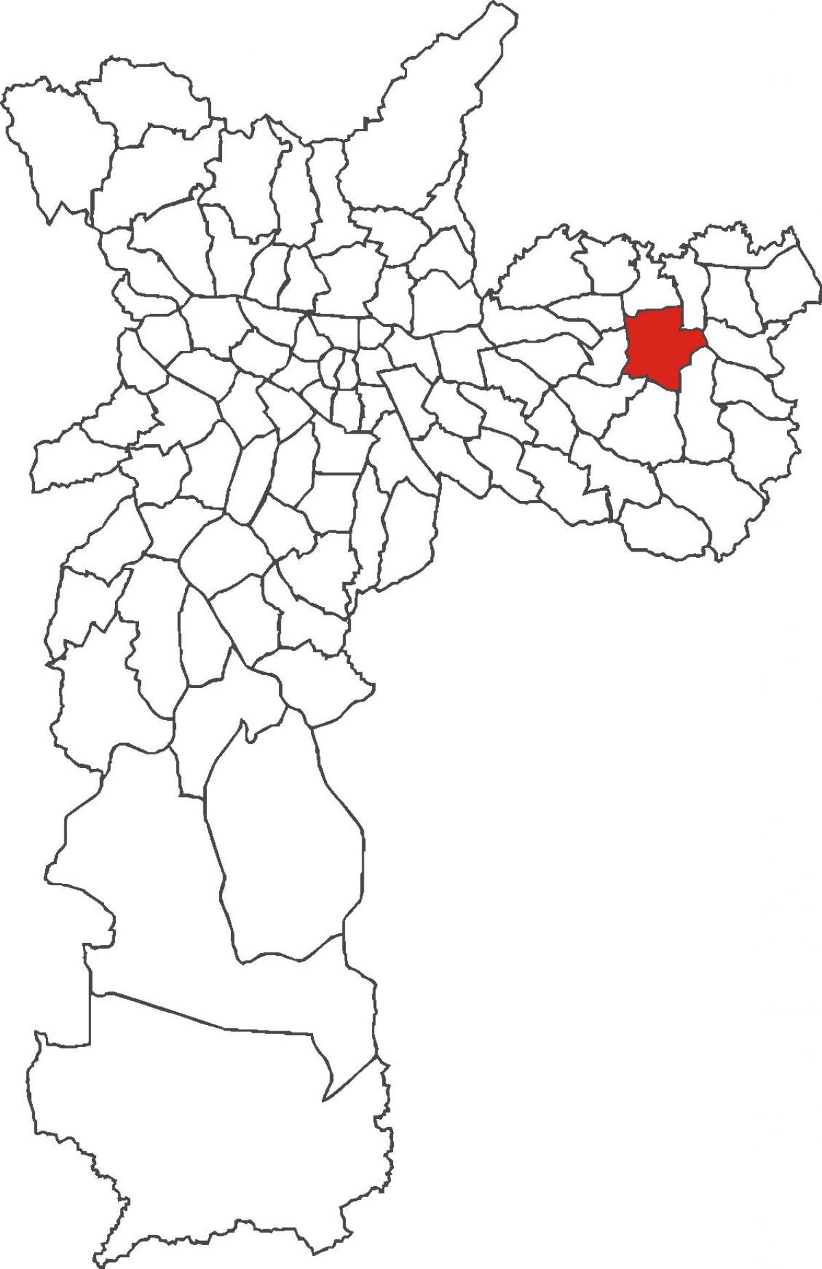 Карта Итакере район