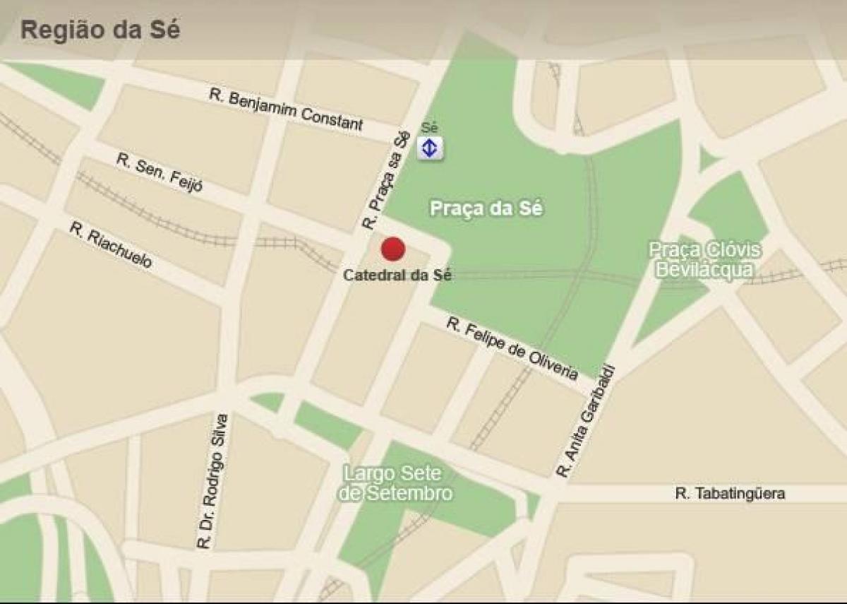 Карта на катедралата Сан Пауло