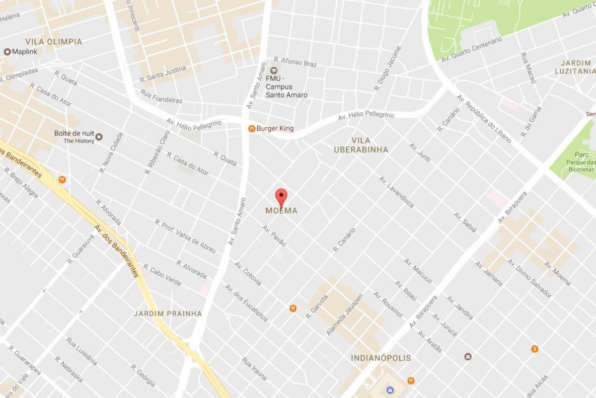Карта На Сан Пауло Моема