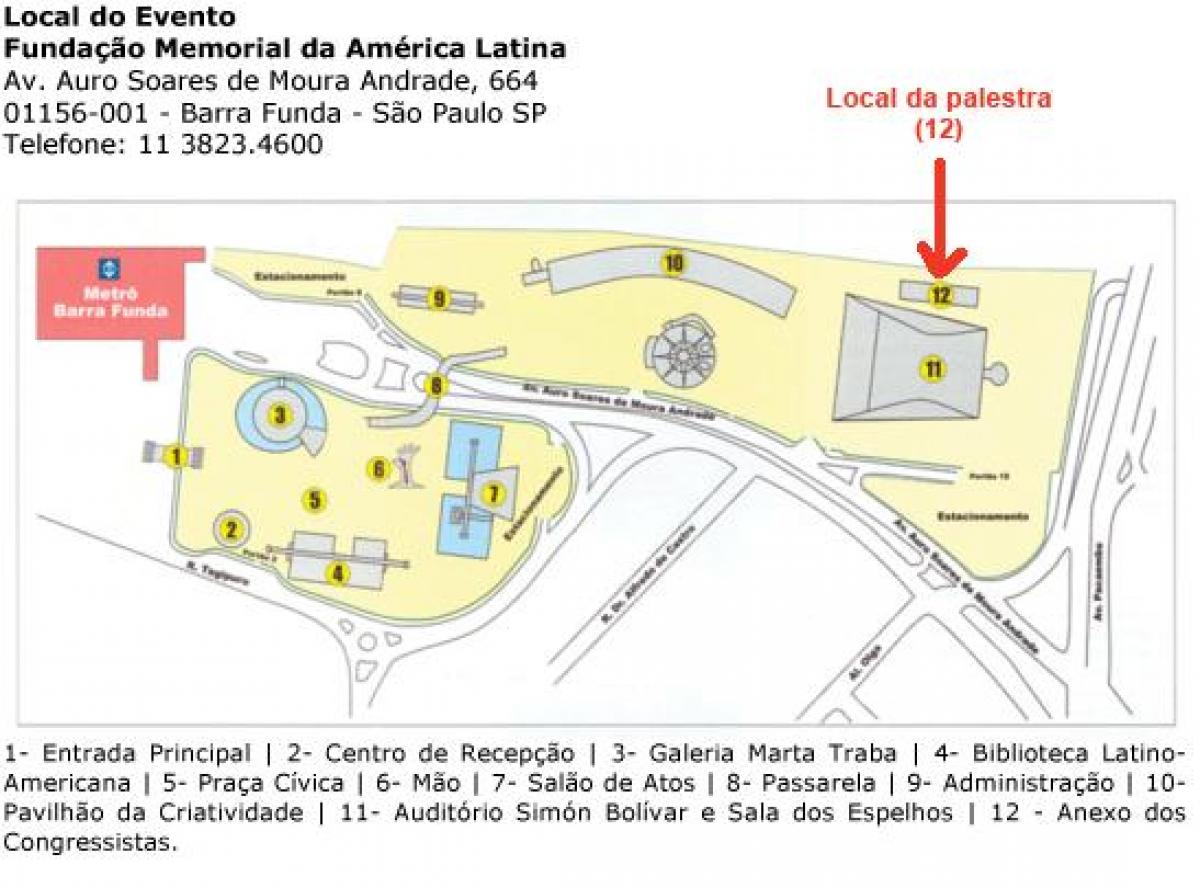 Карта На Латинска Америка Сао Пауло Паметник