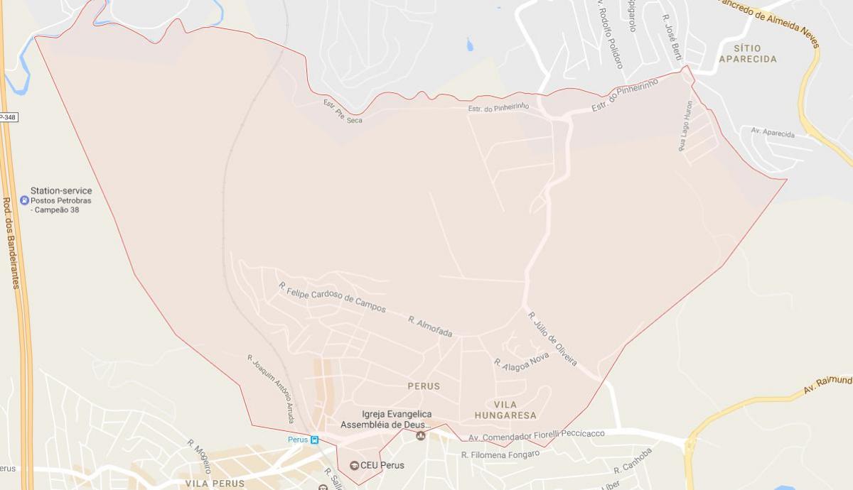 Карта На Сан Пауло Перус