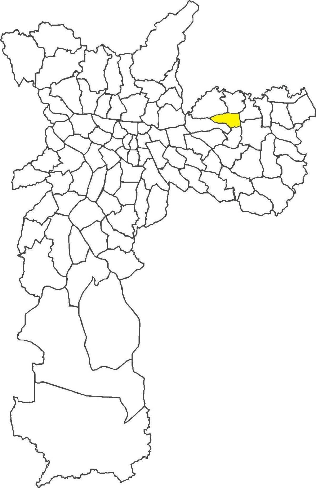 Карта Понте Раса район