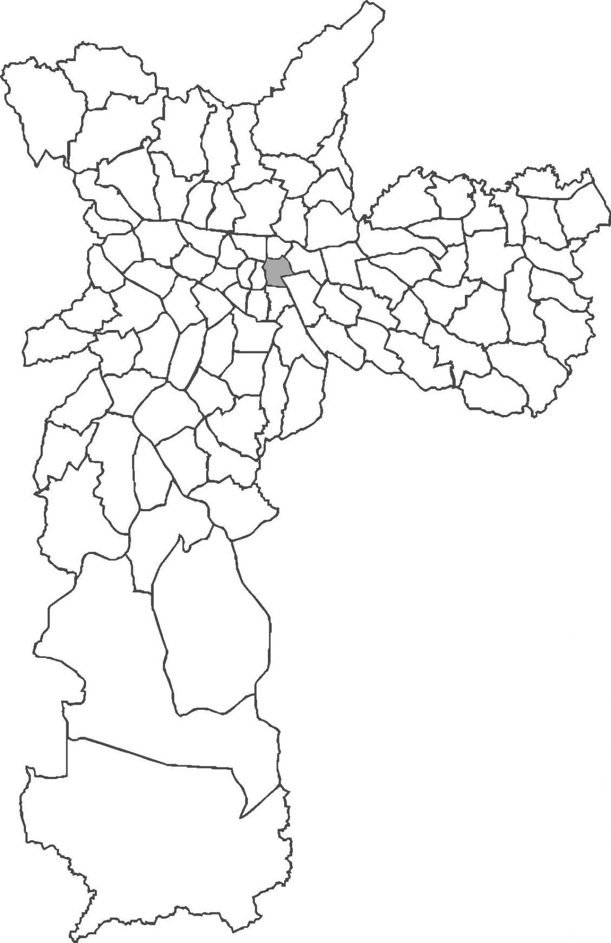 Карта на района Bras