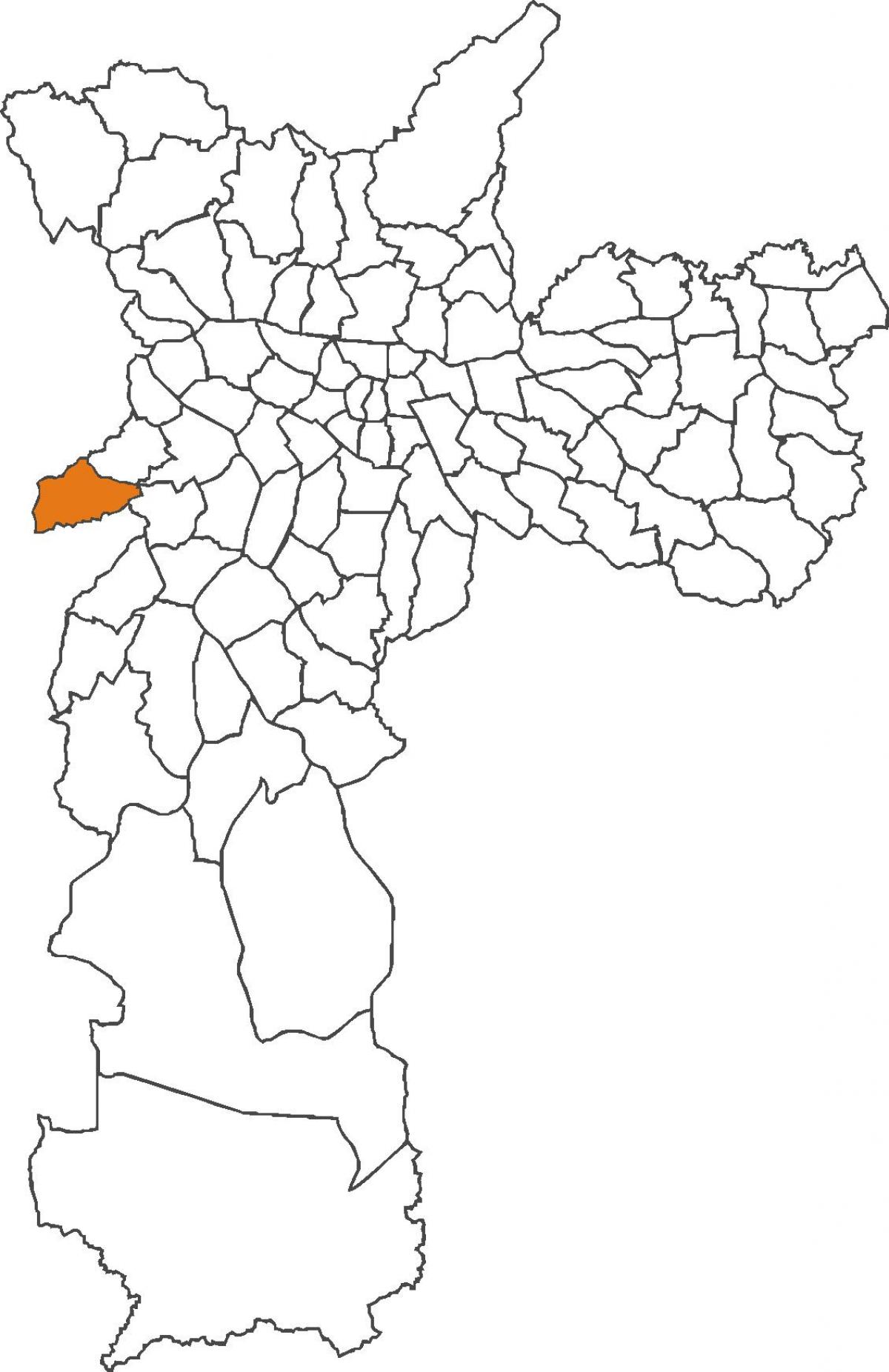 Карта Рапозо Tavares район