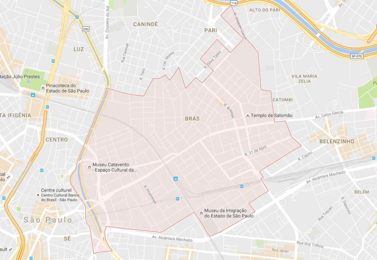 Карта На Сан Четка-Пауло