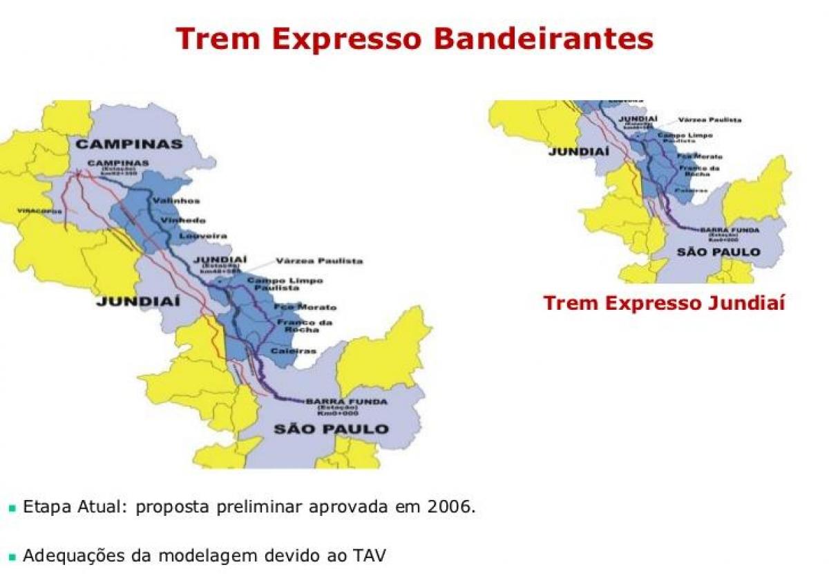 Карта На Сан Пауло Экспрессо-Бандейрантисе