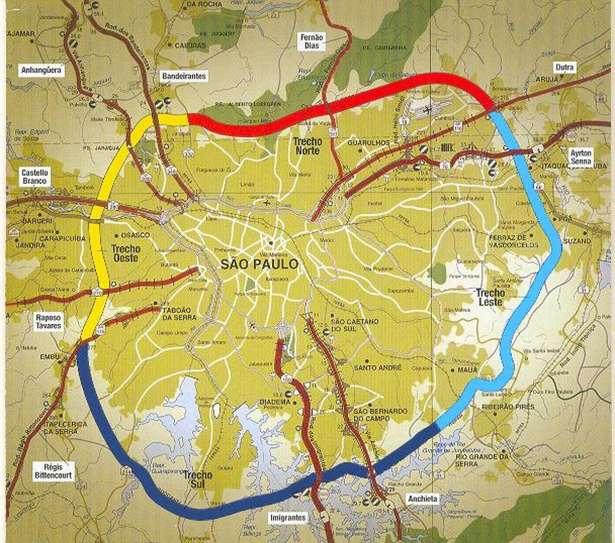 Карта На Сан Пауло Вашингтон