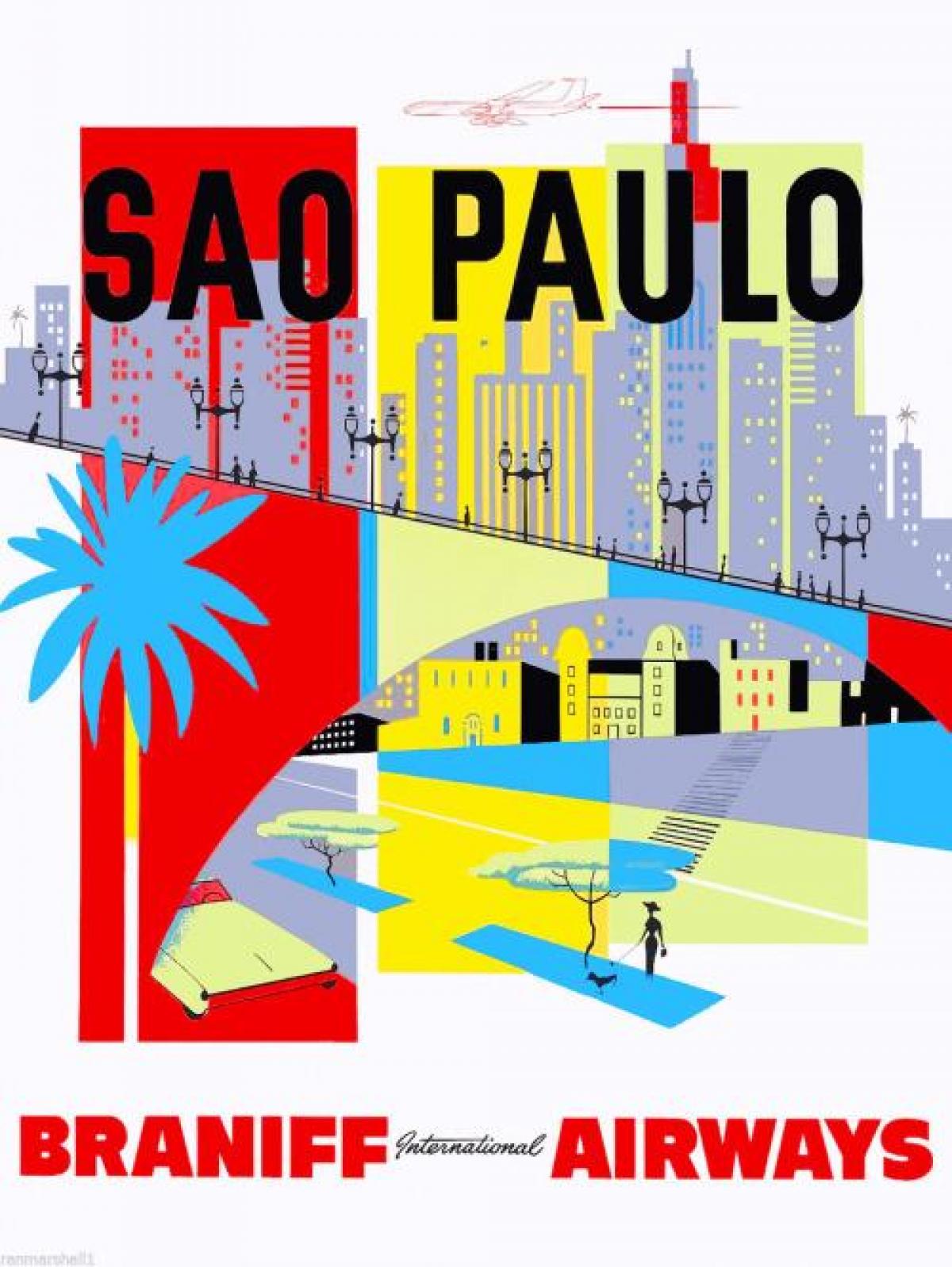 Карта на Сан Пауло тапети