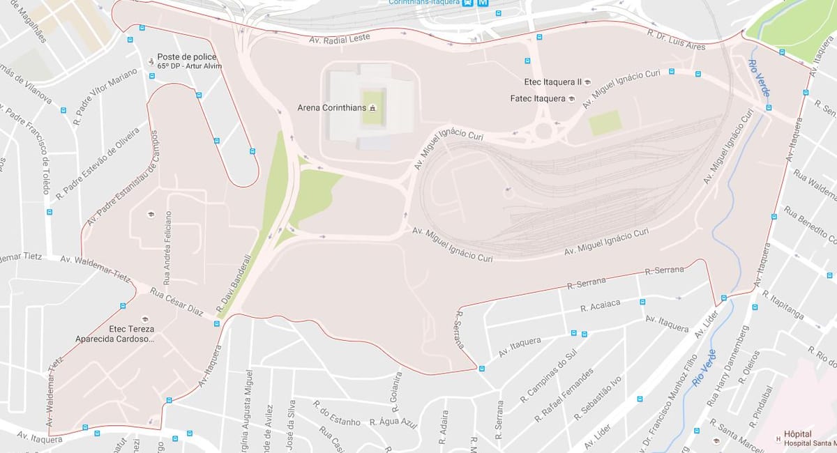 Карта на Артър в град Сао Пауло