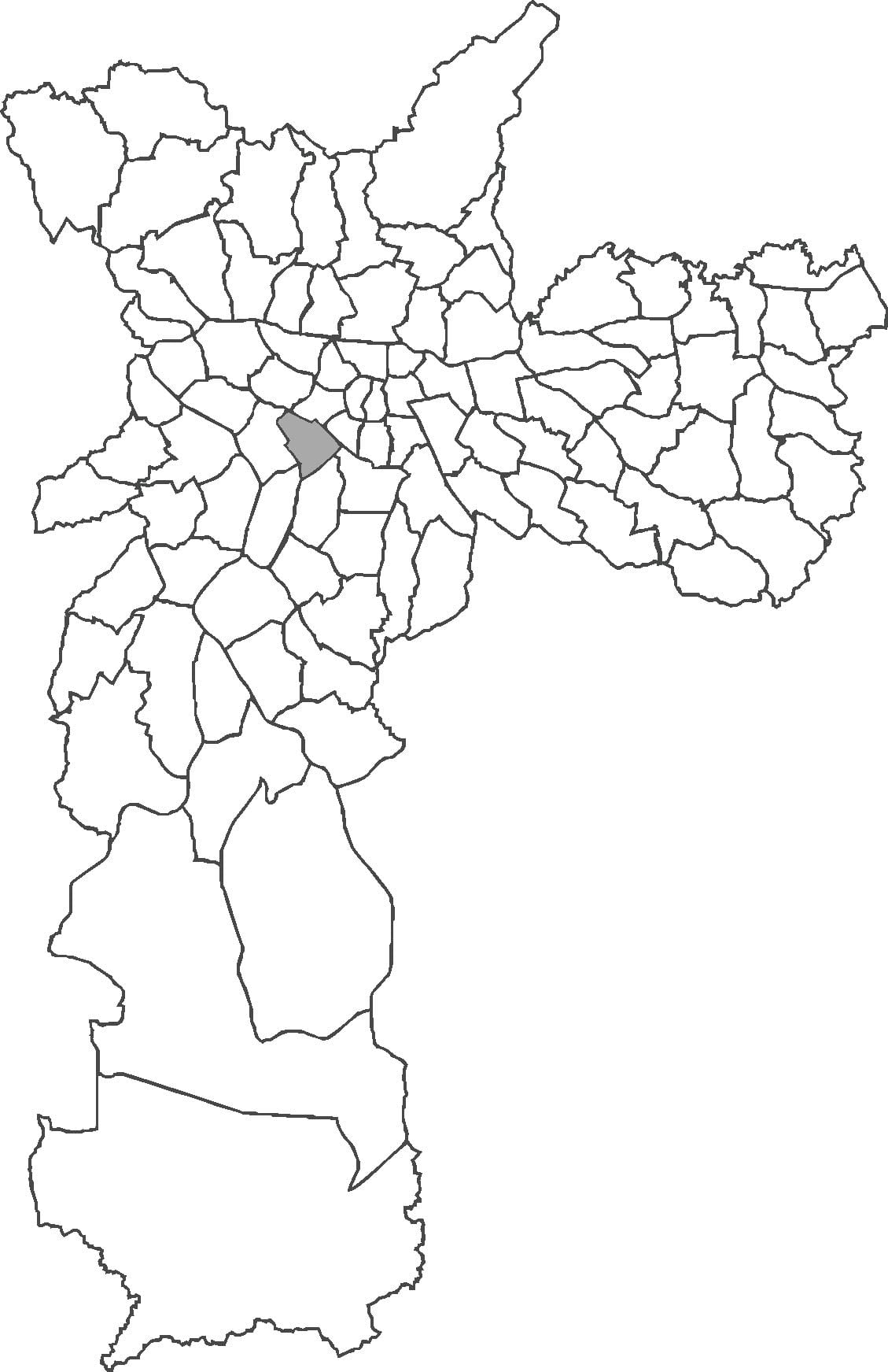 Карта Жардим Paulista район