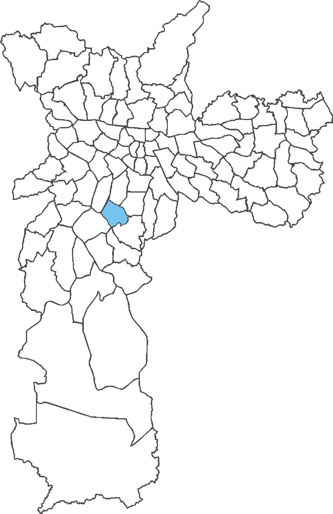 Карта на Campo Бело район