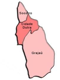 Карта Кейпъл ДУ Socorro супрефектур