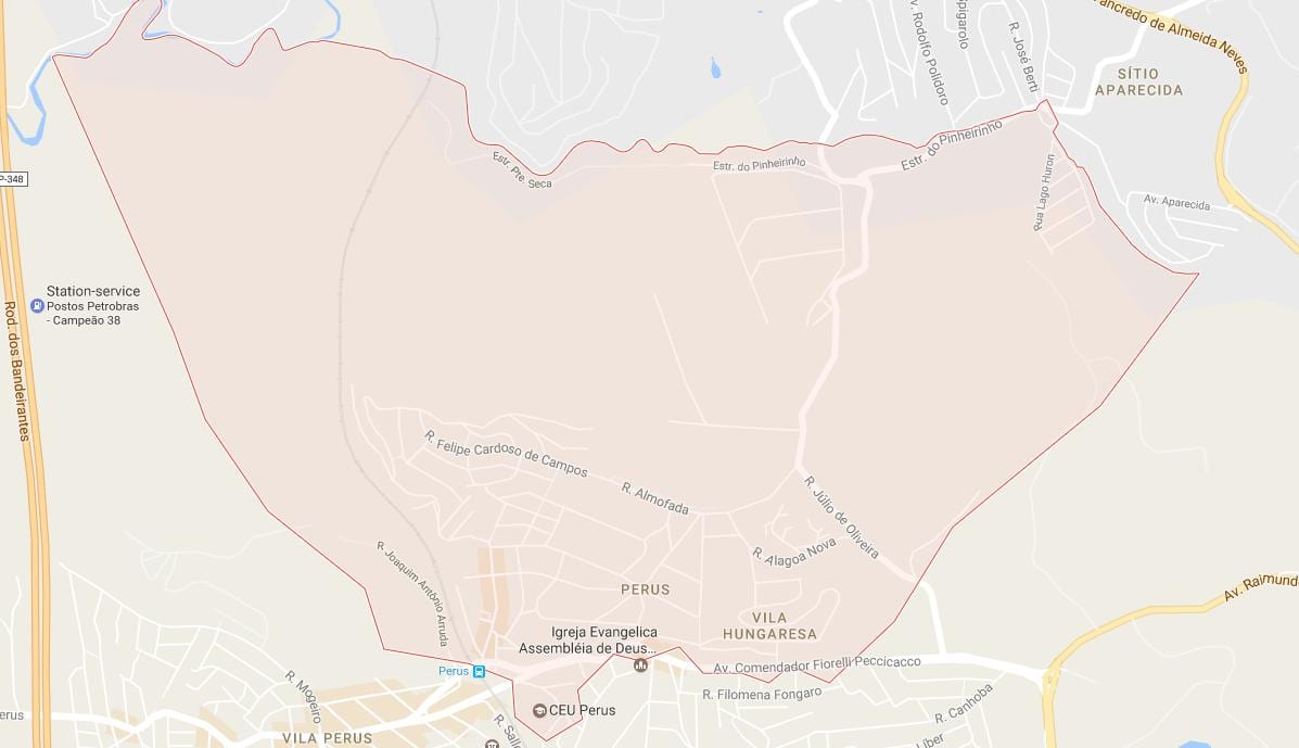 Карта На Сан Пауло Перус
