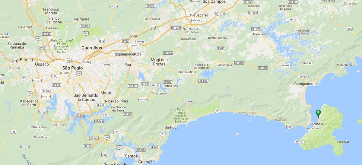 Карта плажа Pequeá