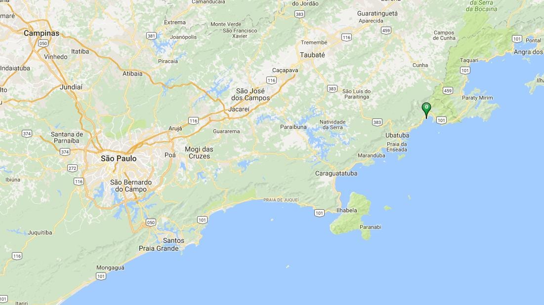 Карта плажа Puruba