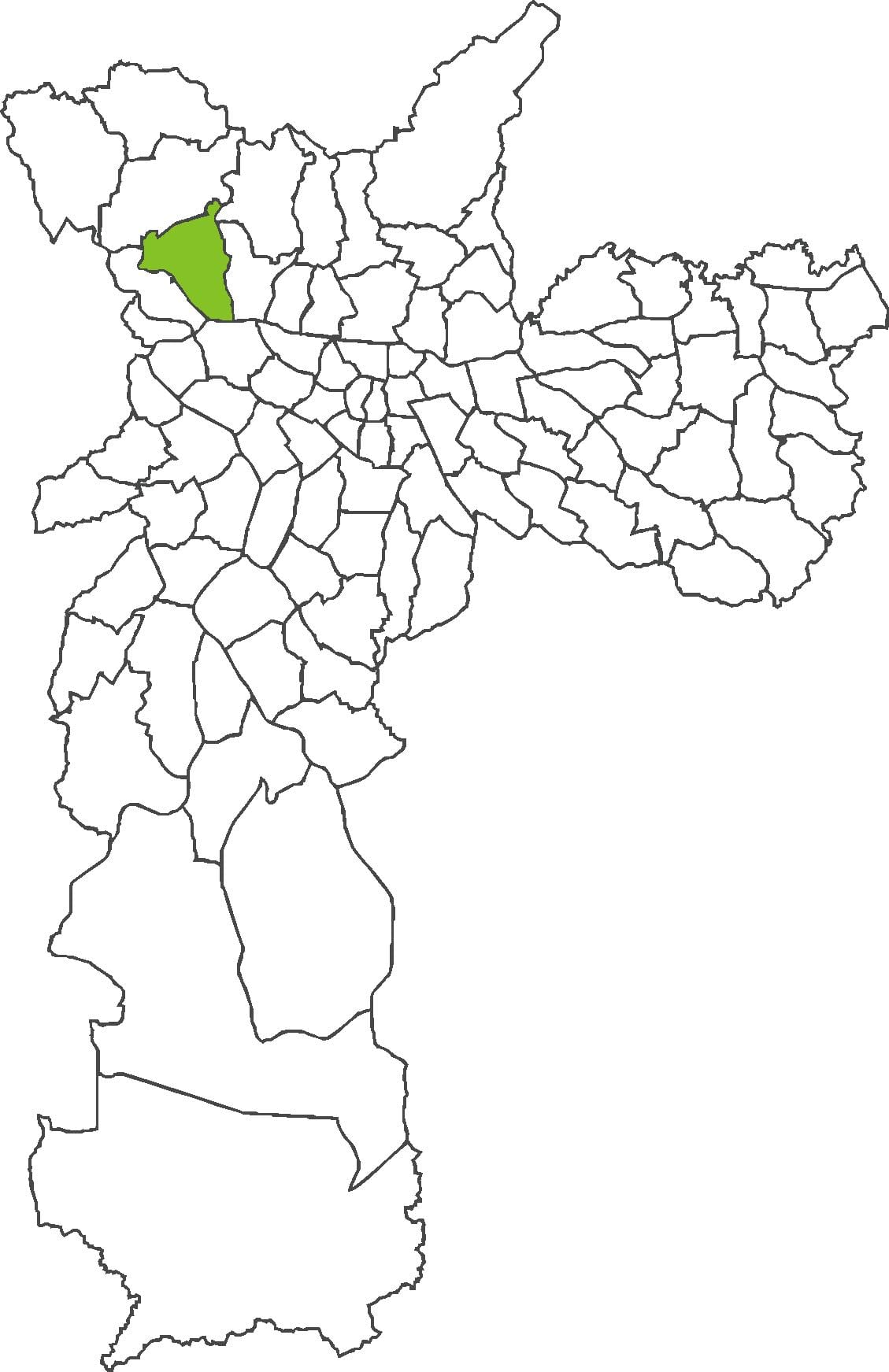 Карта на район Pirituba