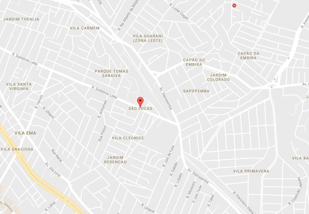 Карта На Сан Лукас, Сао Пауло