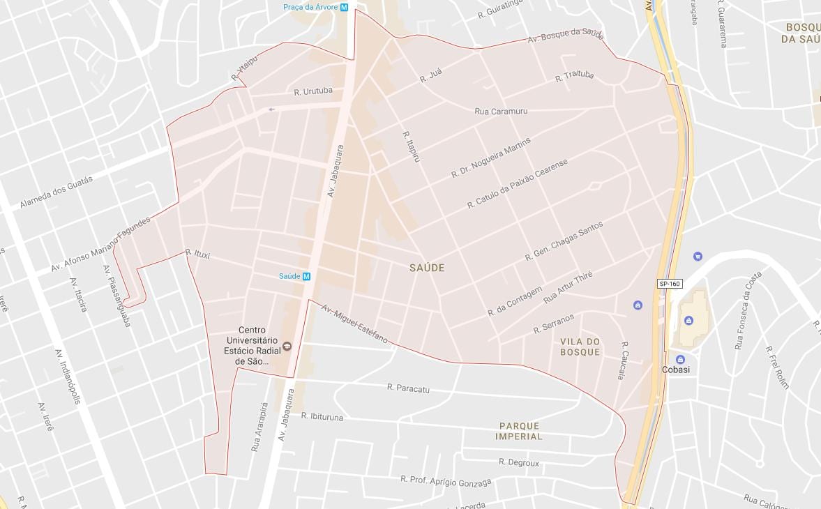 Карта На Сан Пауло-Сауди