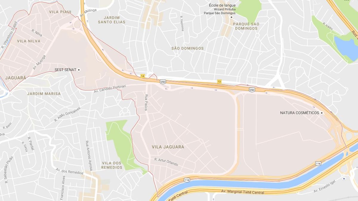Карта На Сан Пауло Ягуарят