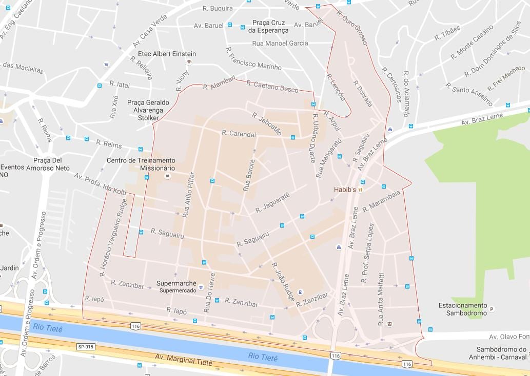 Карта На Casa Verde-Сао Пауло