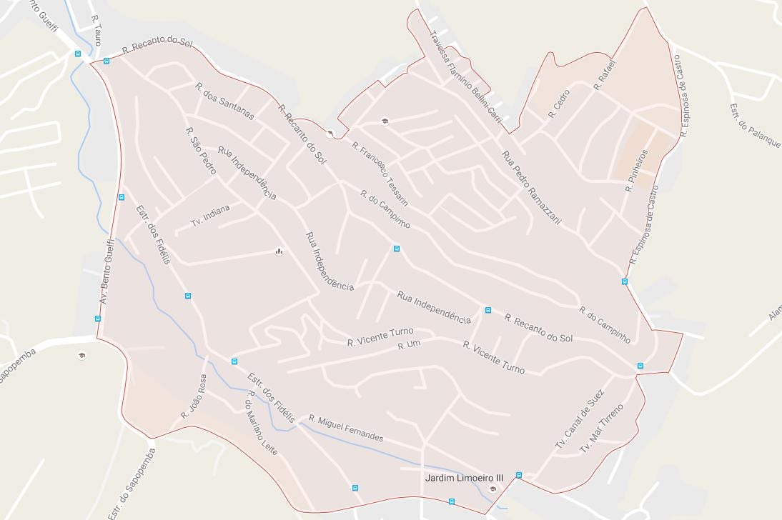 Карта iguatemi в Сао Пауло