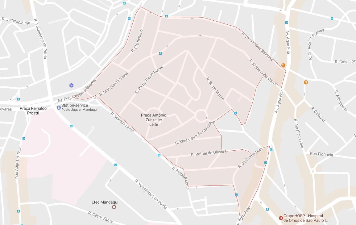 Карта На Сан Пауло Mandaqui
