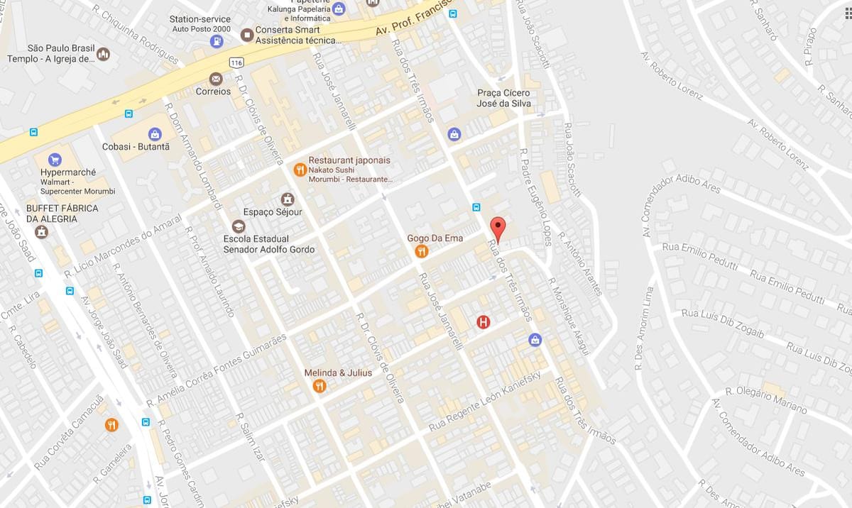 Карта На Socorro-Сао Пауло