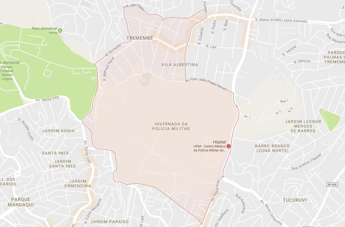 Карта На Сан Пауло Tremembé