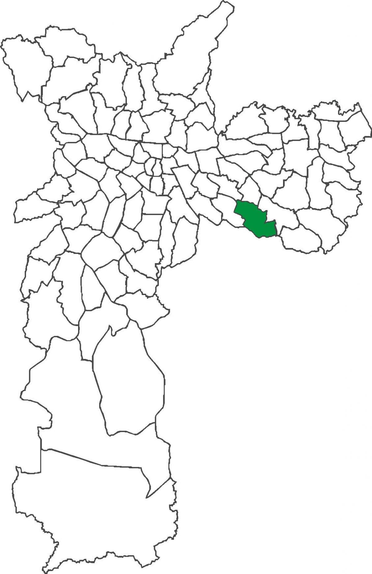 Карта на район Sapopemba