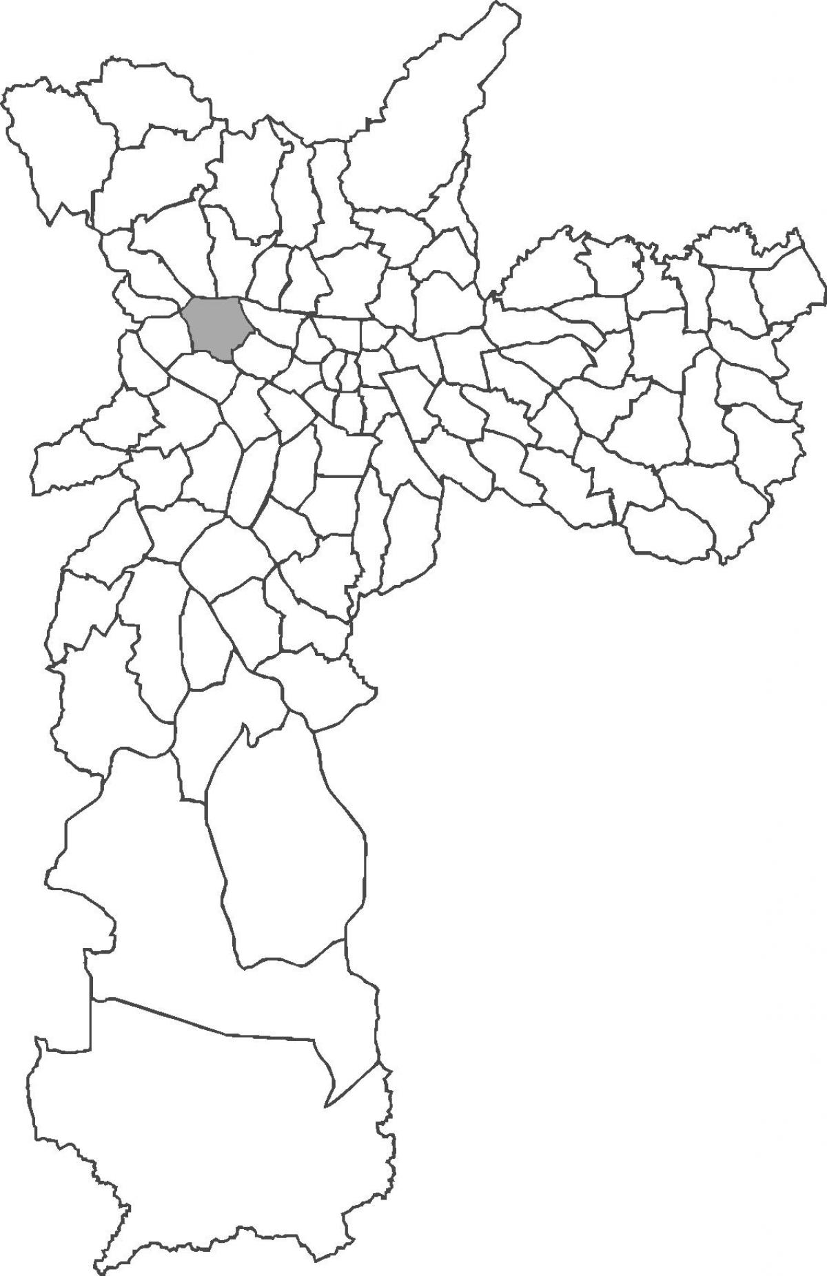 Карта на района Lapa