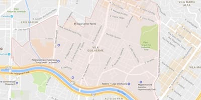 Карта На Сан Пауло-Вила Гильерне