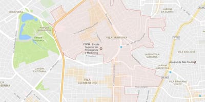 Карта На Вила Мариана Сао Пауло