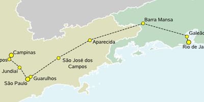 Карта tgv Сао Пауло
