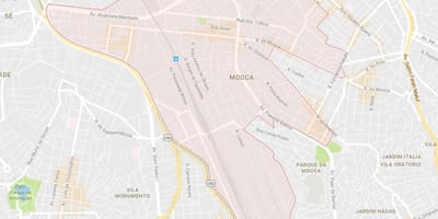 Карта на гарата Сао Пауло