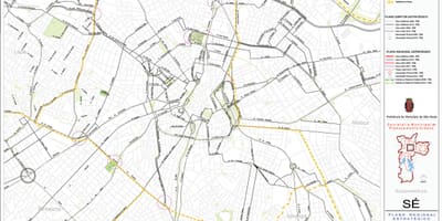 Карта ce Сао Пауло - пътища