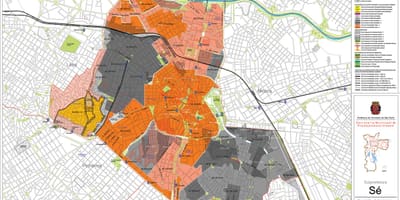Карта ce Сао Пауло - прихващане на земята