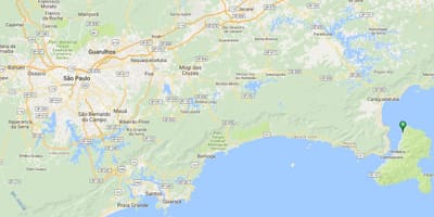 Карта плажа Garapocaia