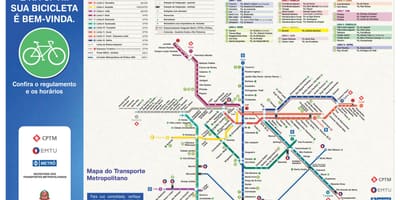 Карта ръководство за Колоездене-Сао Пауло