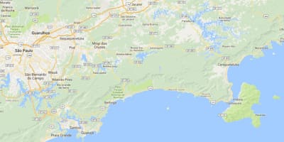 Карта на плажа на Barra-Сека