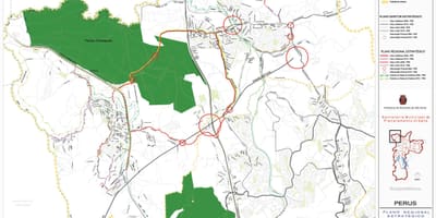 Карта Перус Сао Пауло - пътища
