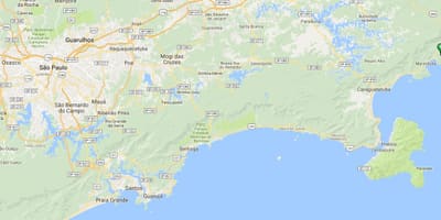 Карта на плаж Вермелья-ДУ-Сул