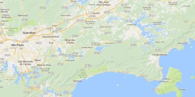 Карта плажа Переке Аку