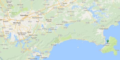 Карта плажа Переке