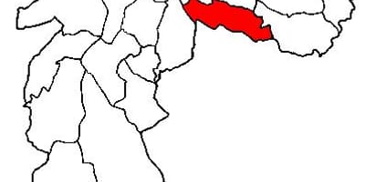 Карта супрефектур Вила-Пруденти-Сао Пауло
